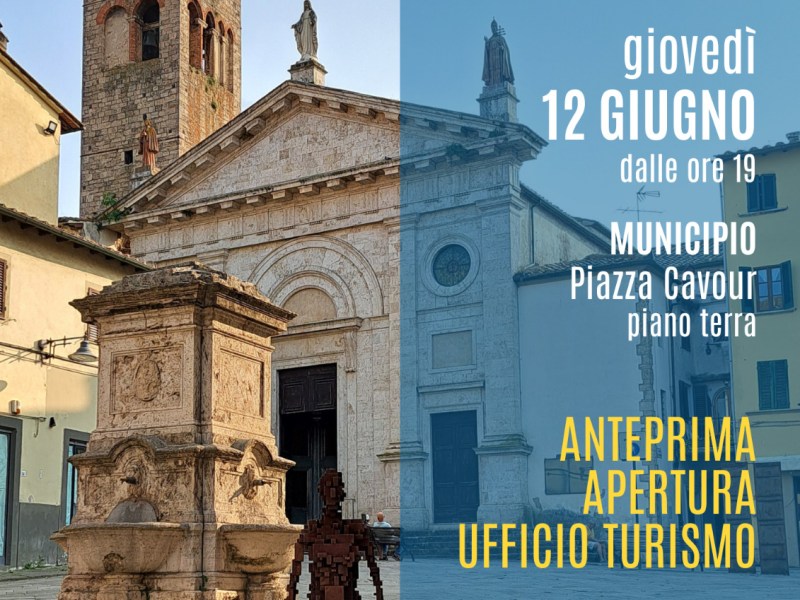 APERTURA DELL’UFFICIO TURISTICO -collaborazione tra Comune di Poggibonsi e Pro Loco